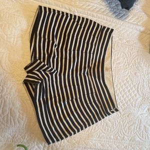 Navy and white J. Crew shorts